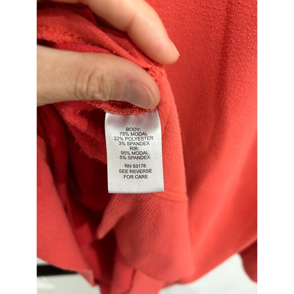 Workshop Republic Clothing Red Long Sleeve Sweatshirt Women's Size L - Picture 7 of 10